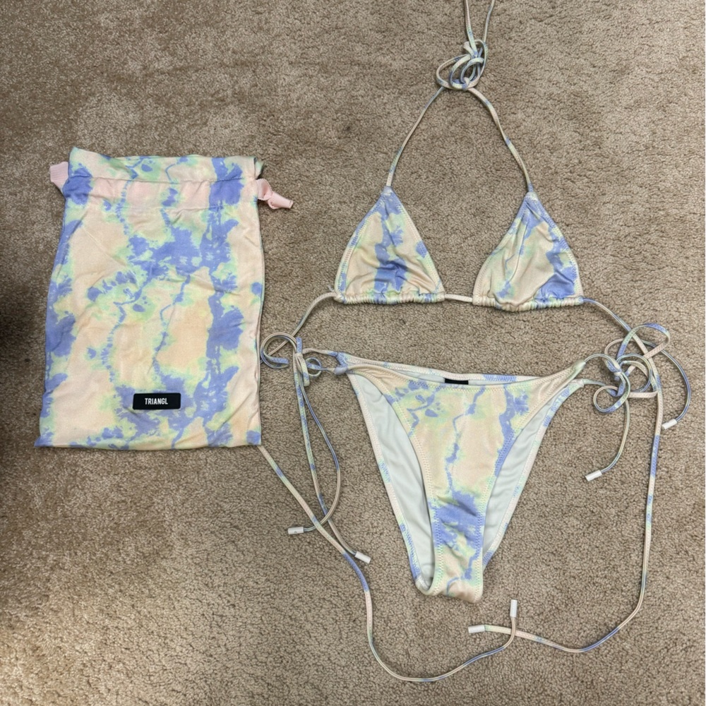Triangl tie die bikini